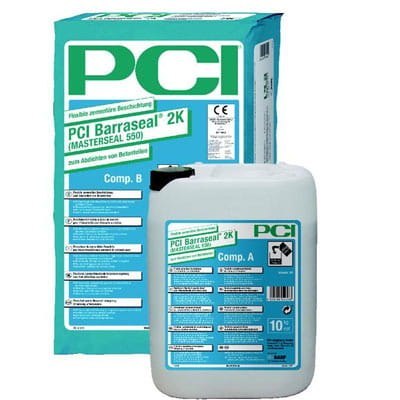 Elastyczna dwuskładnikowa zaprawa uszczelniająca PCI Barraseal® 2K Objekt Elastyczna dwuskładnikowa zaprawa uszczelniająca PCI Barraseal® 2K Objekt