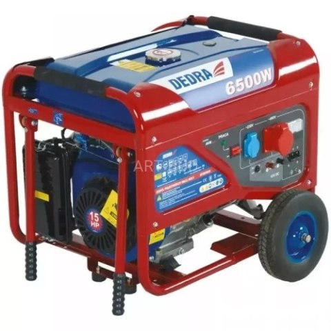 Agregat prądotwórczy generator DEGB7503K 6,5kW 6000W miedziane uzwojenie silnika 1x400V 1x230V Dedra Agregat prądotwórczy generator DEGB7503K 6,5kW 6000W miedziane uzwojenie silnika 1x400V 1x230V Dedra