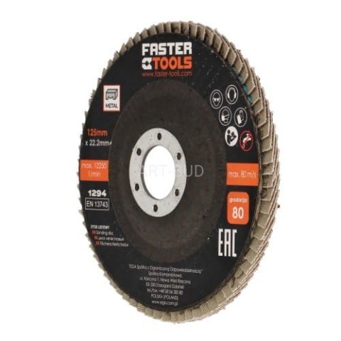 Dysk listkowy 125/40 gr 1292 Faster Tools Dysk listkowy 125/40 gr 1292 Faster Tools