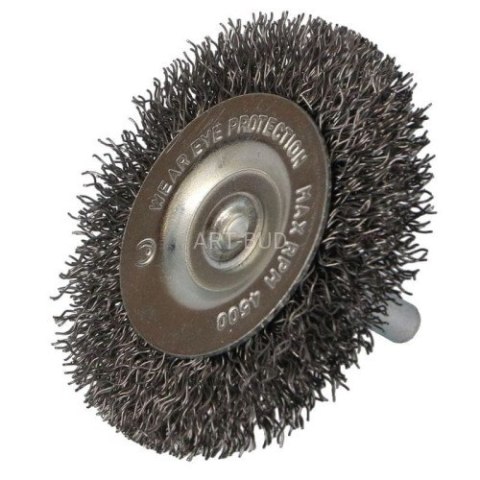 Szczotka tarczowa trzpień stalowa 80 mm 3493 Faster Tools Szczotka tarczowa trzpień stalowa 80 mm 3493 Faster Tools