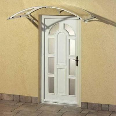 Daszek łukowy EKO z akrylu zadaszenie łukowe aluminiowe kolor biały M0842 brązowy M0852 Robelit Daszek łukowy EKO z akrylu zadaszenie łukowe aluminiowe kolor biały M0842 brązowy M0852 Robelit